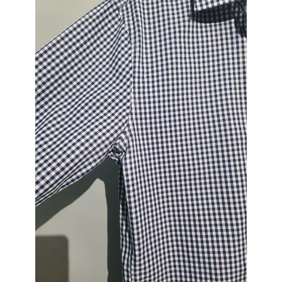 Bonobos Navy Gingham Tailored Slim Fit Wrinkle Free - Picture 3 of 5
